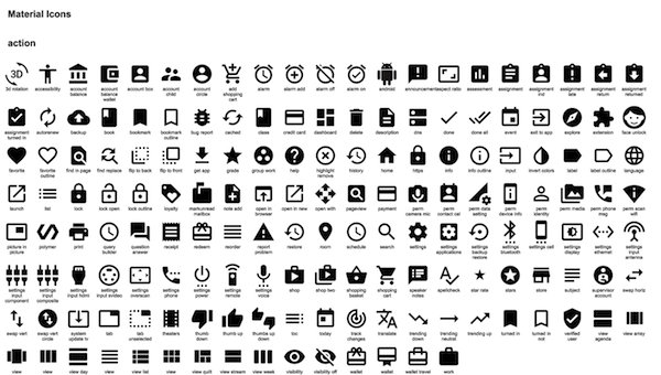 Google Releases Icons