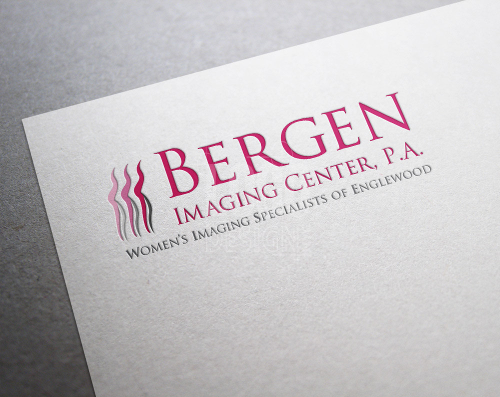 medical logo design displayed on a piece of paper