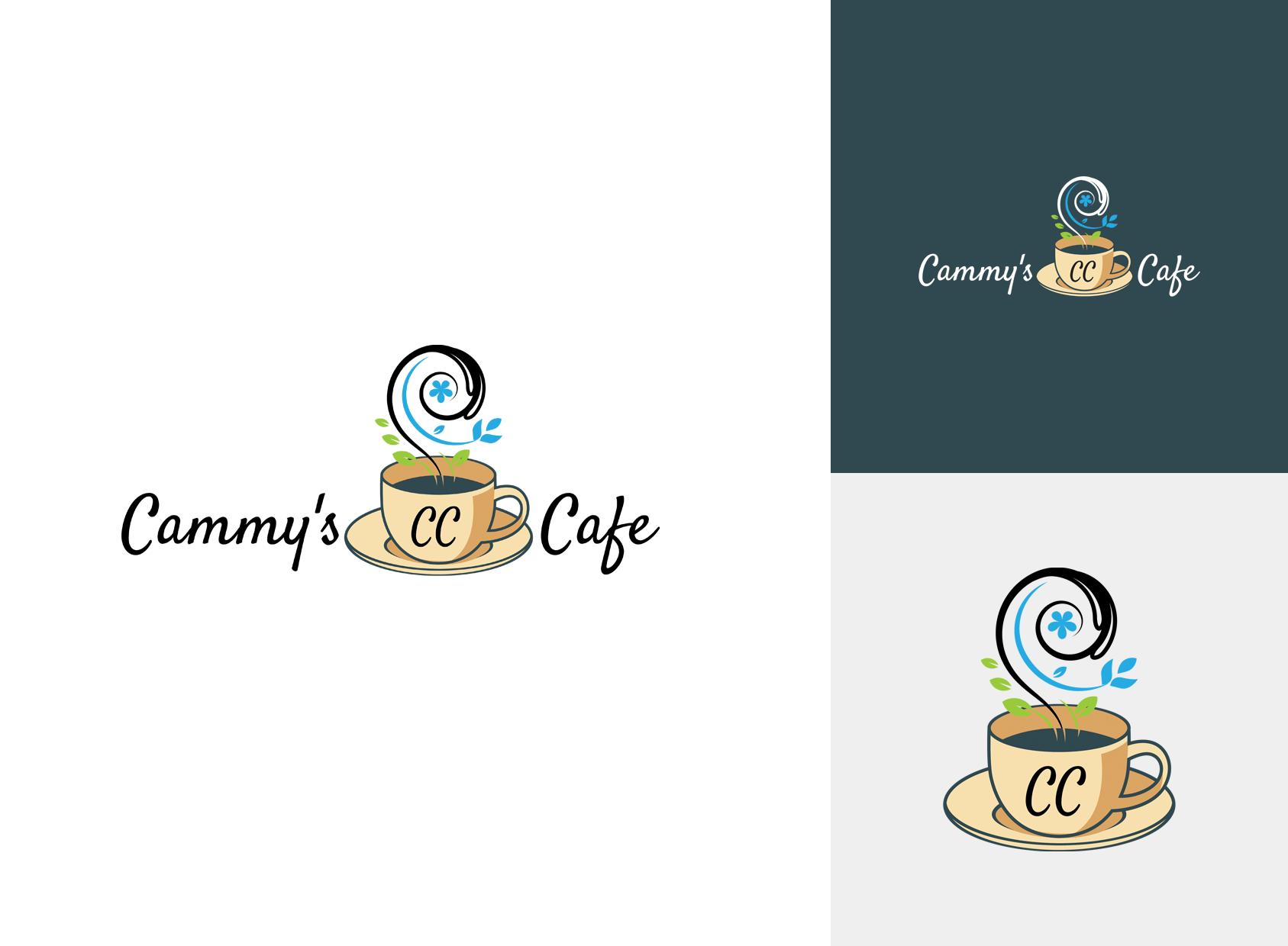logo system for cafe