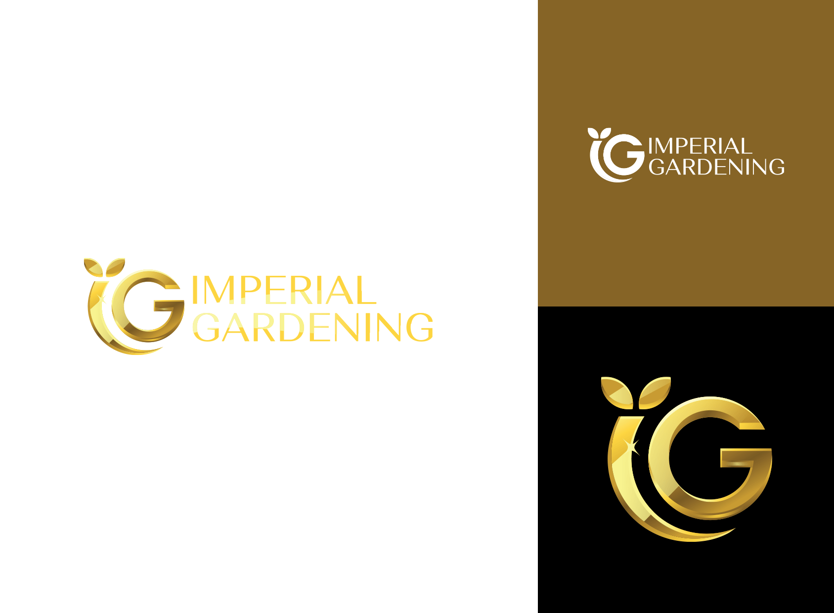 logo brand design gardener