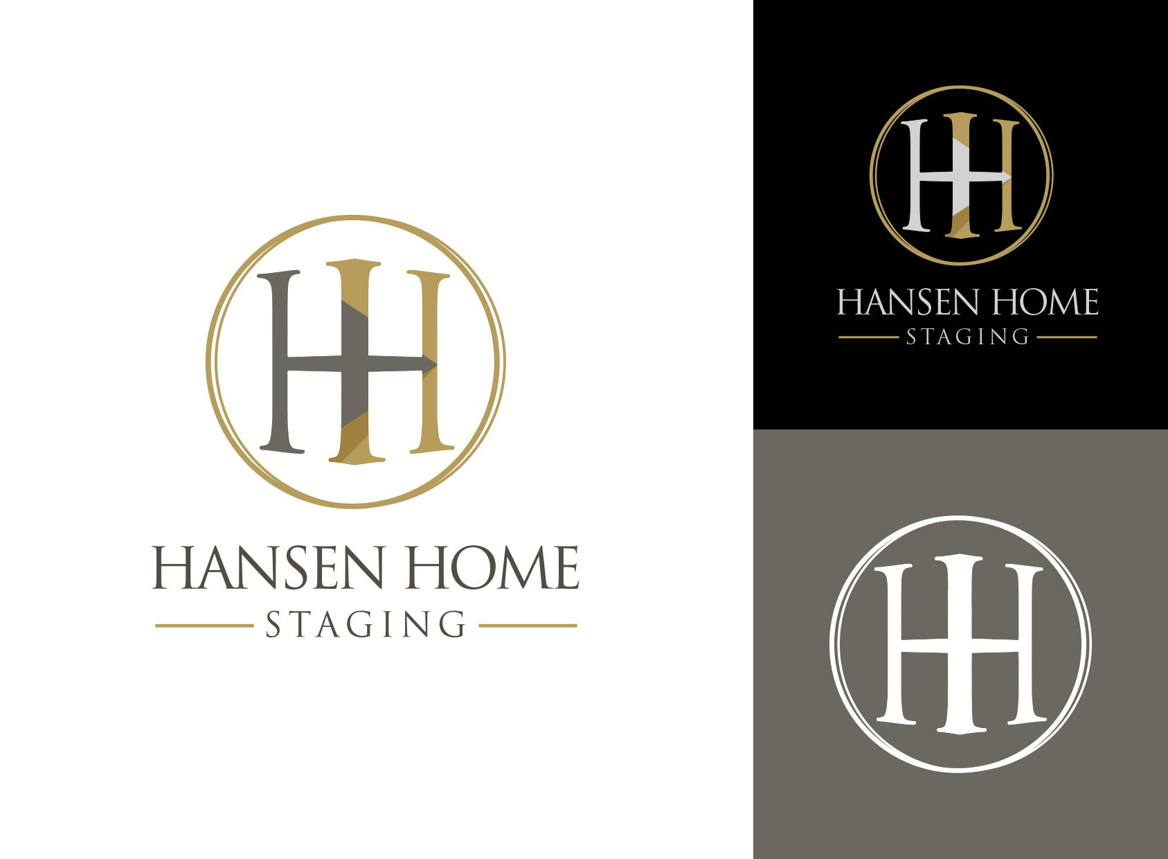 logo brand design home staging
