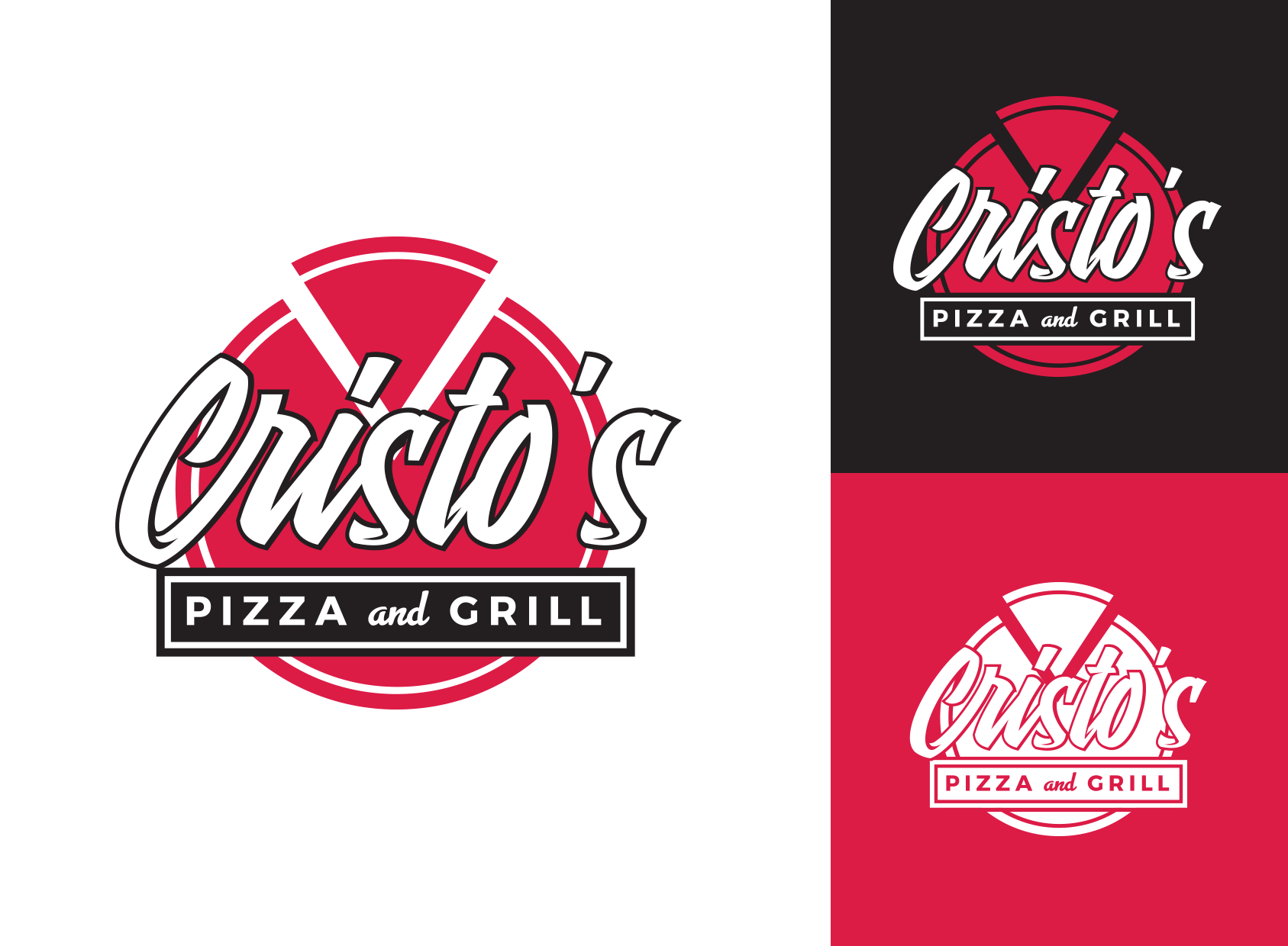 logo system for pizza place