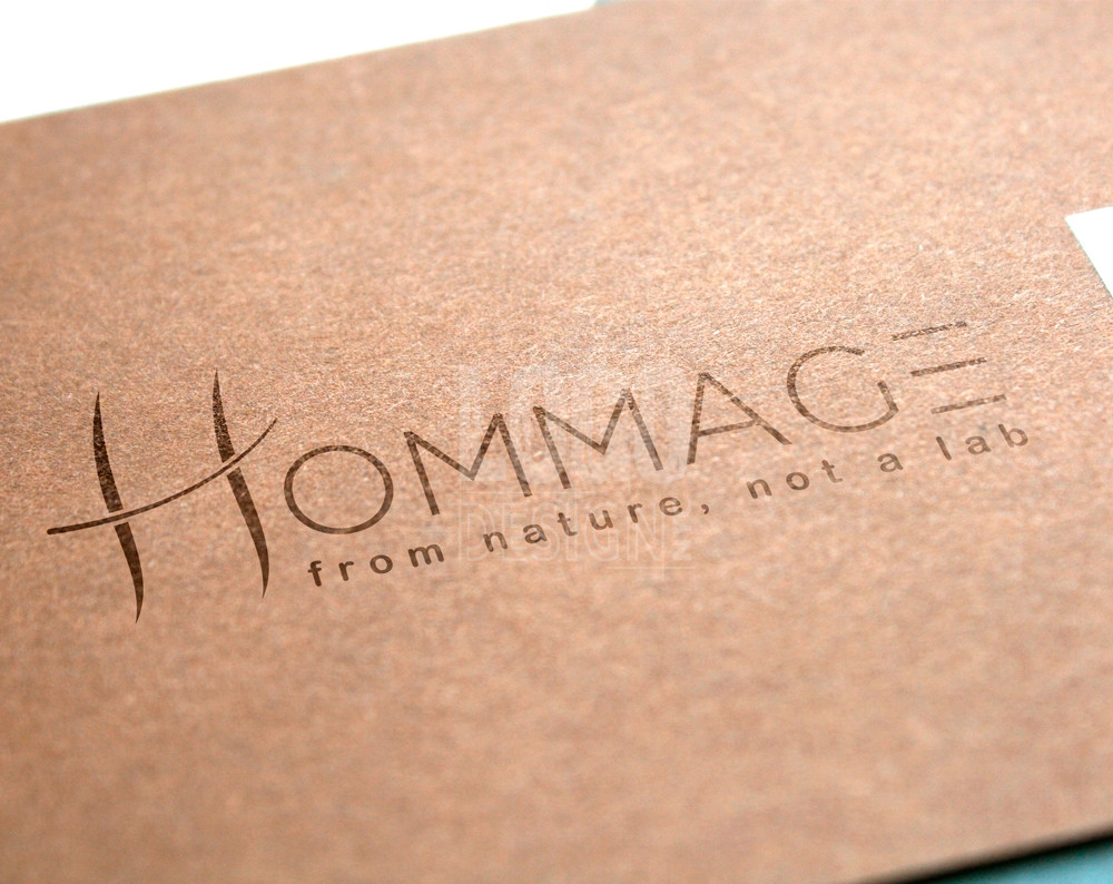 fragrance logo design displayed on a piece of paper