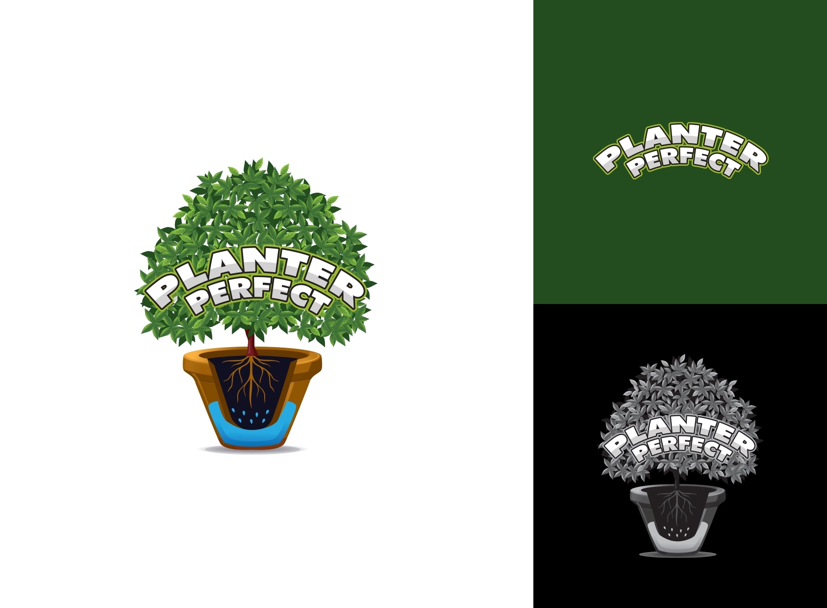 logo brand design gardening