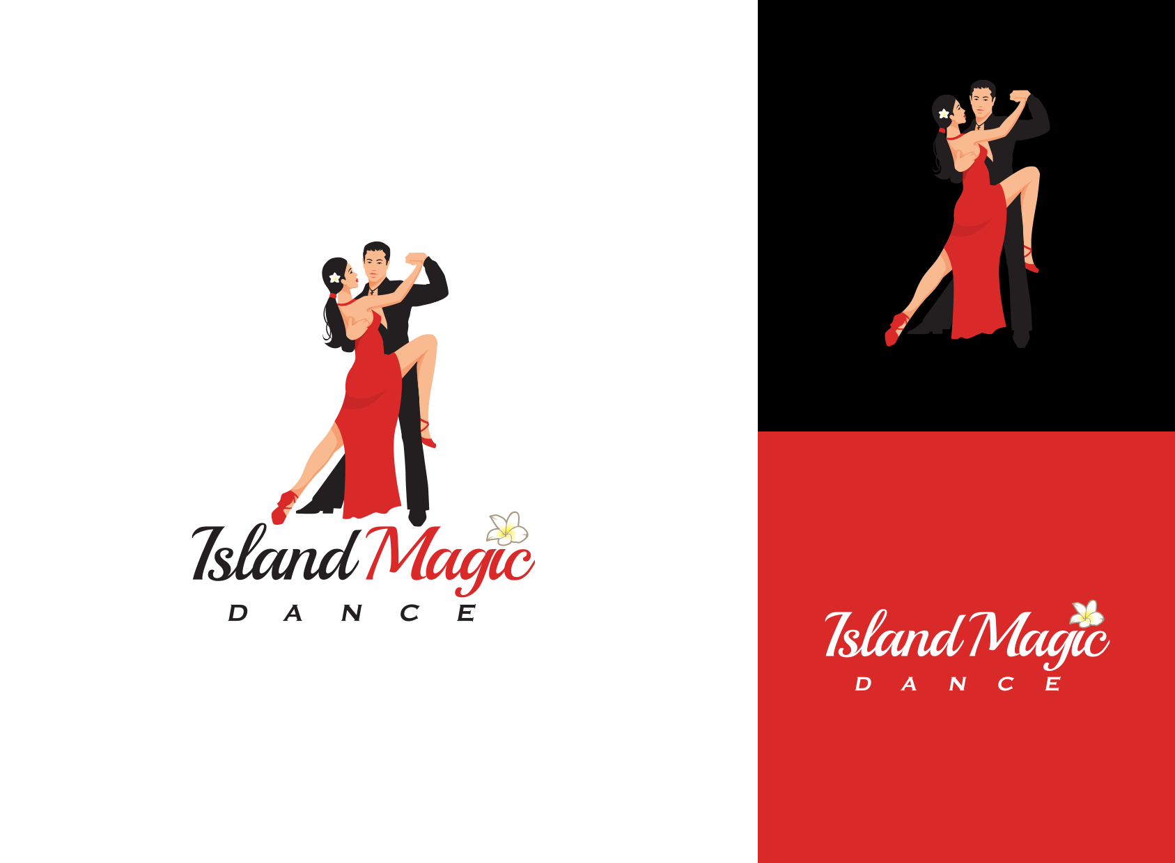 logo system for dance studio company