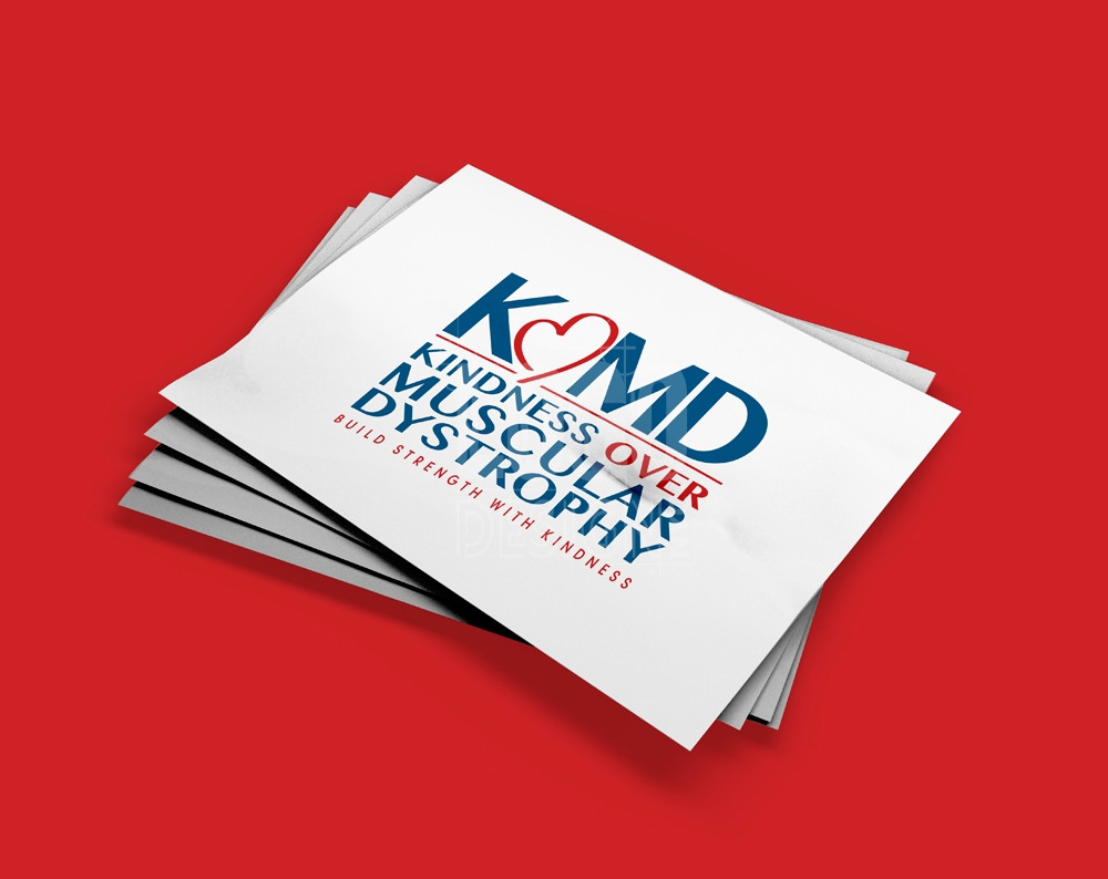 non profit logo design displayed on business cards