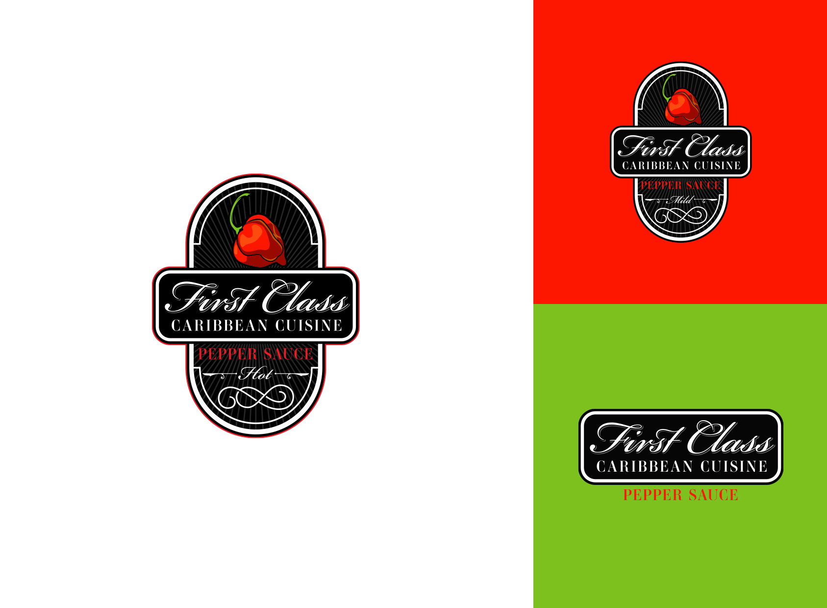 logo system for hot sauce company