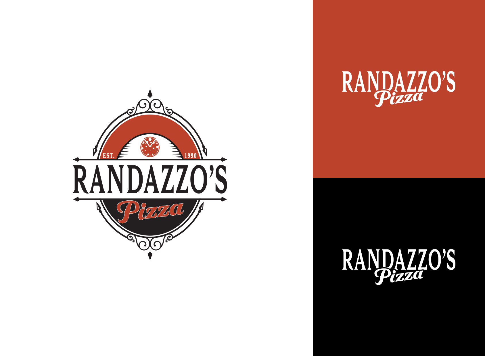 logo system for pizzeria