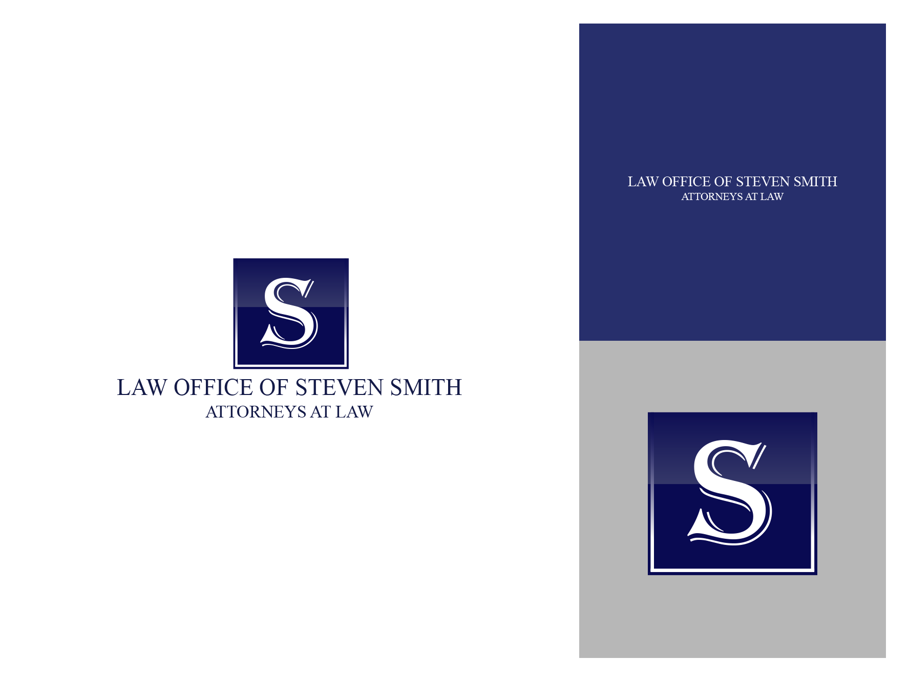 Logo system for law firm