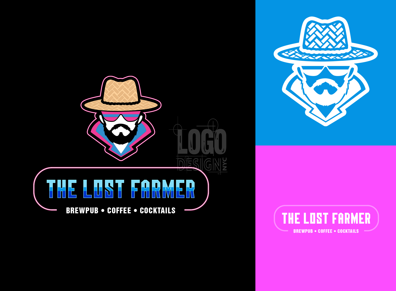logo system for a long island brewery