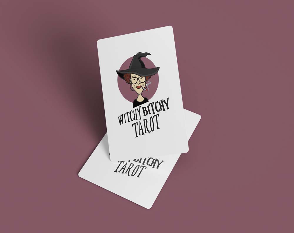 Tarot Card Reader Logo Design Image