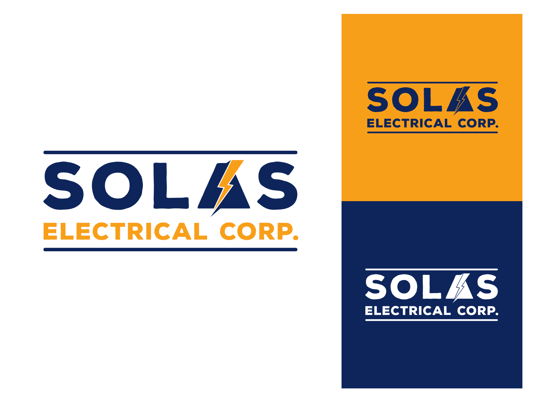 Logo system for contractor company