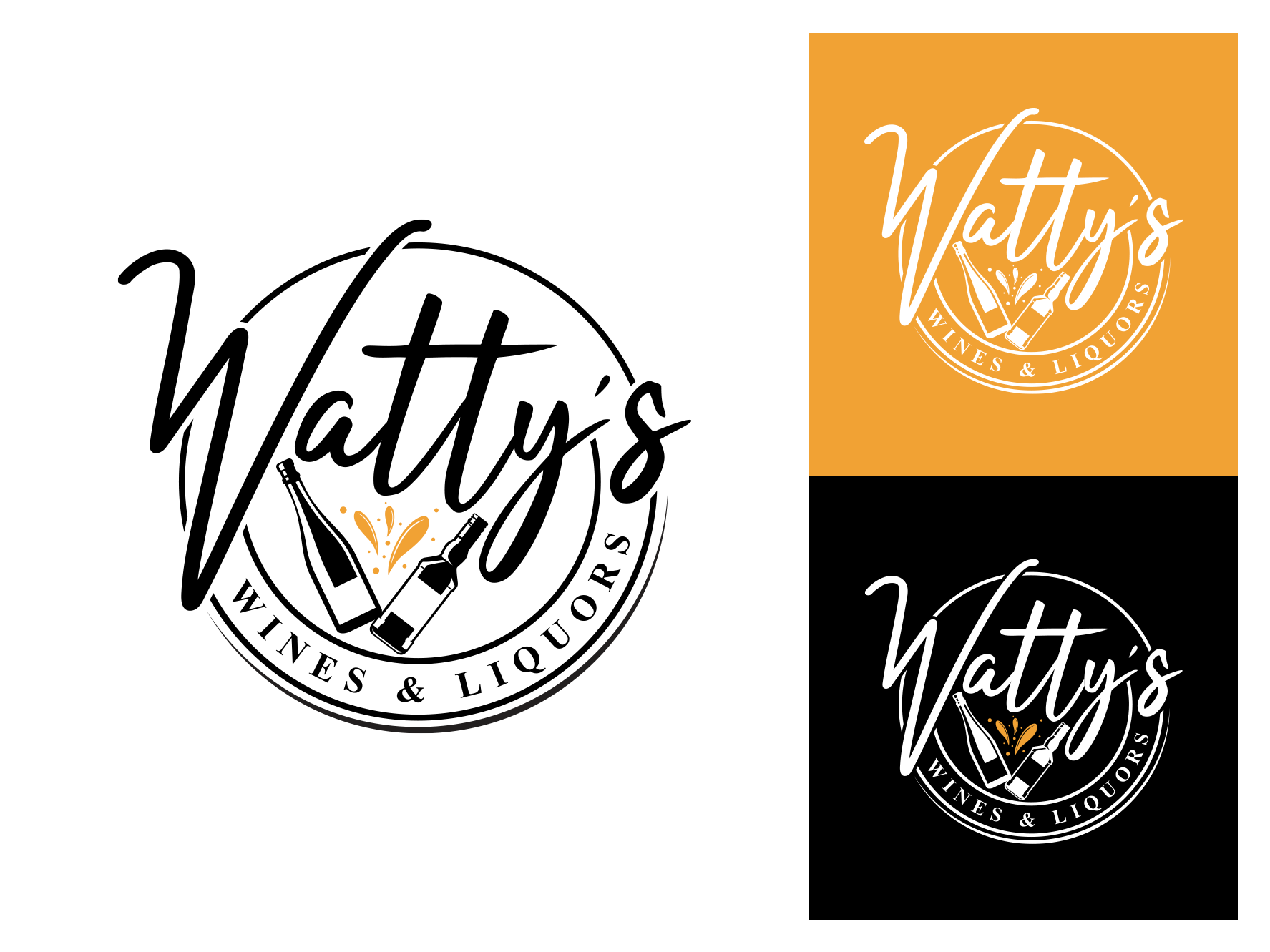 Logo system for food and drink company