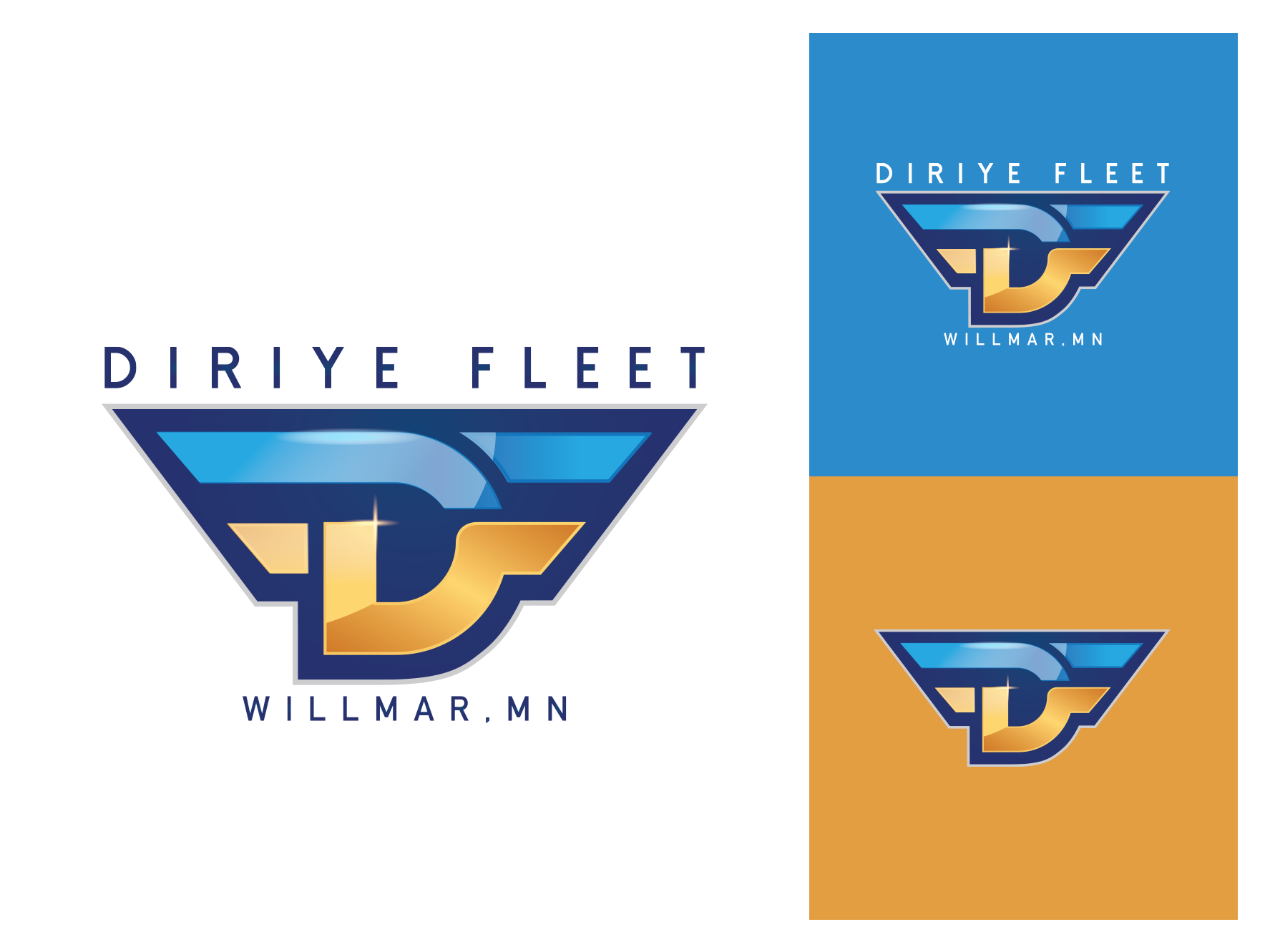 Logo system for logistics company