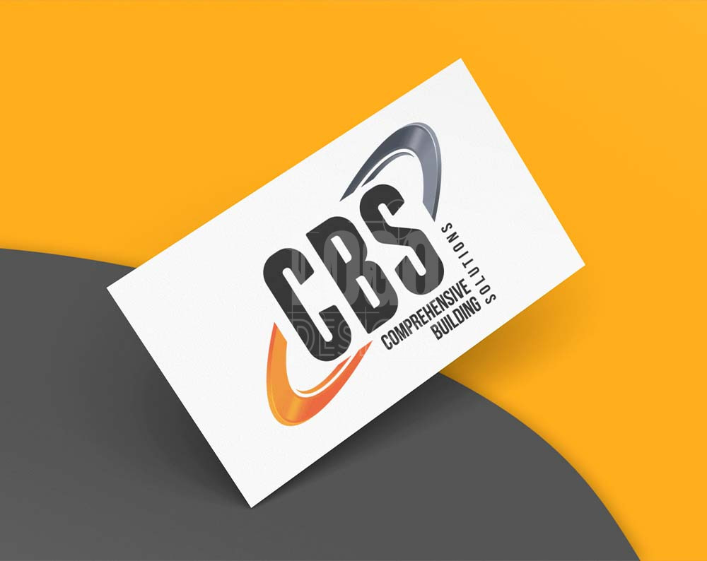 contractor logo design displayed on a paper