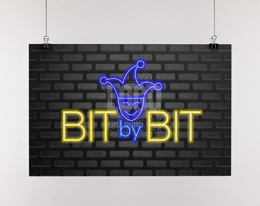 Entertainment logo design displayed on a poster
