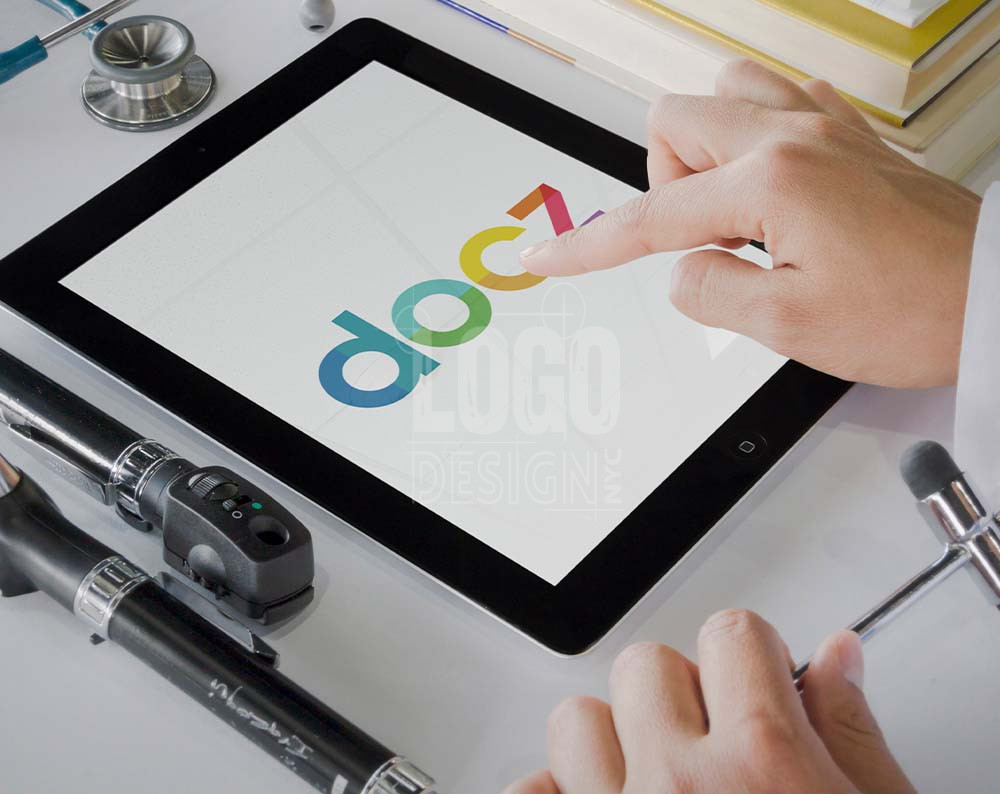 Medical Mobile App Logo Design Image