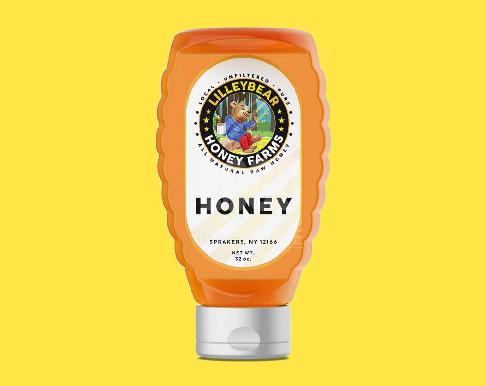 Honey Farm Logo Design Image