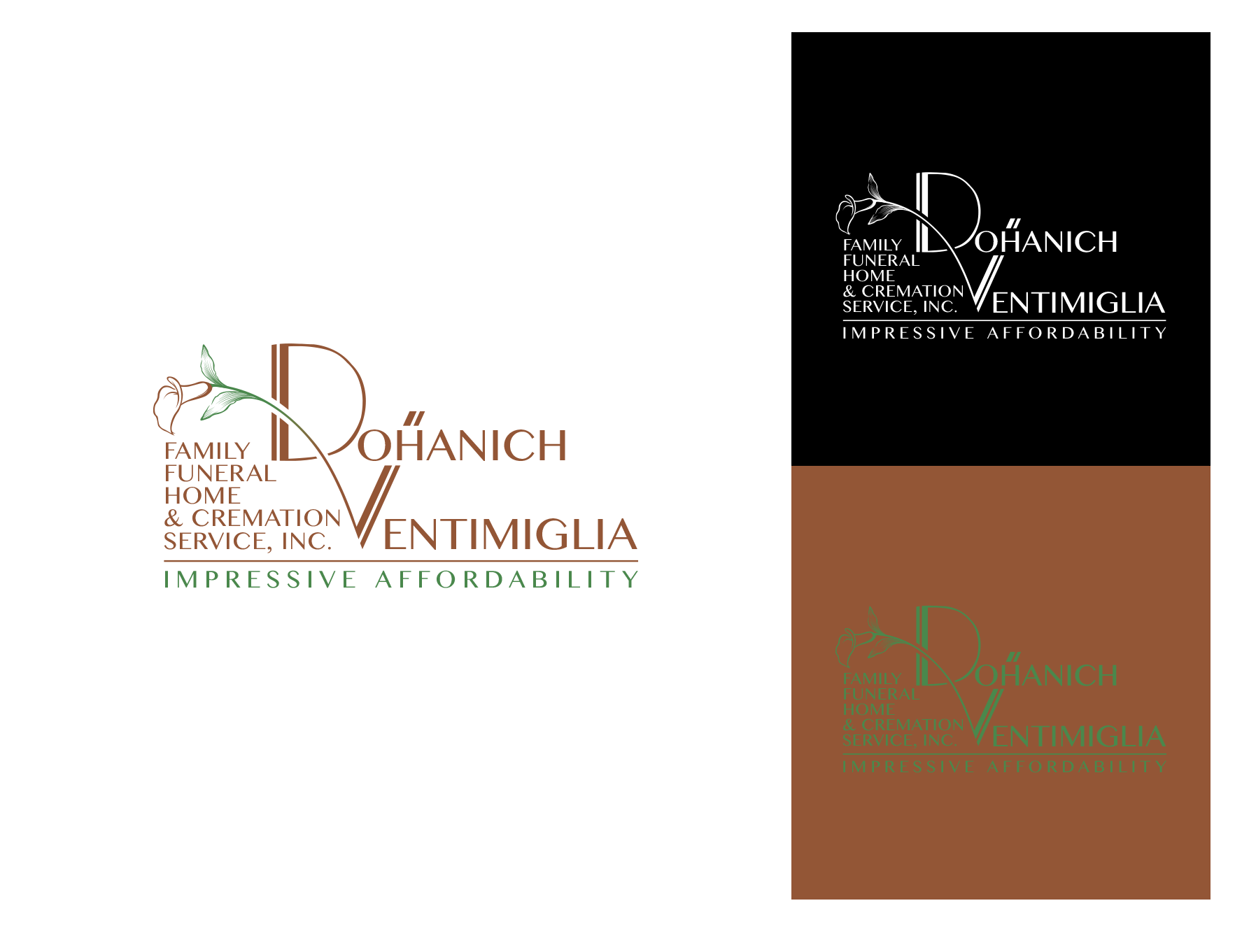 logo system for funeral home