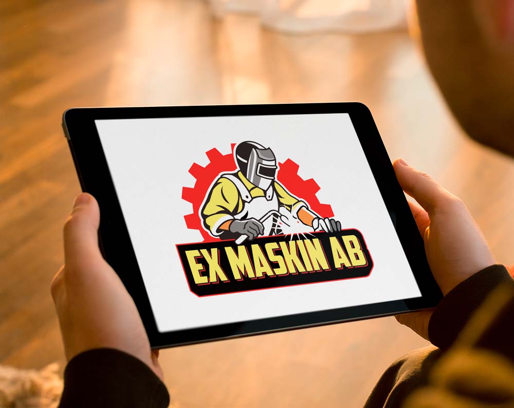 logo mockup for contractor