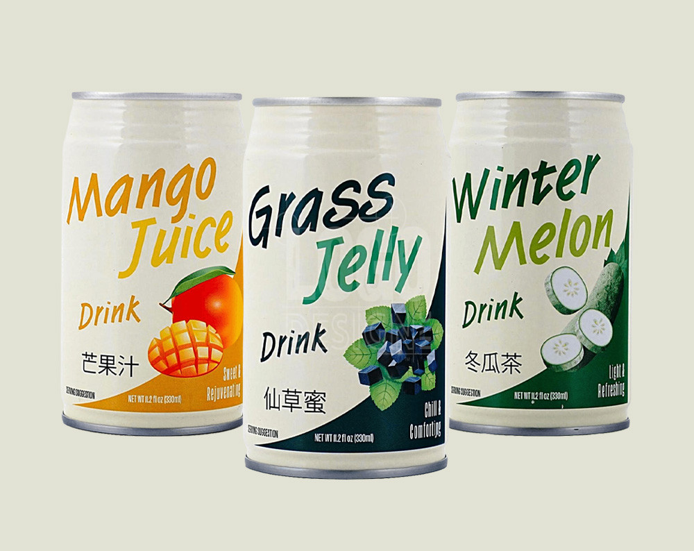 Label Design for 3 Juice Flavors