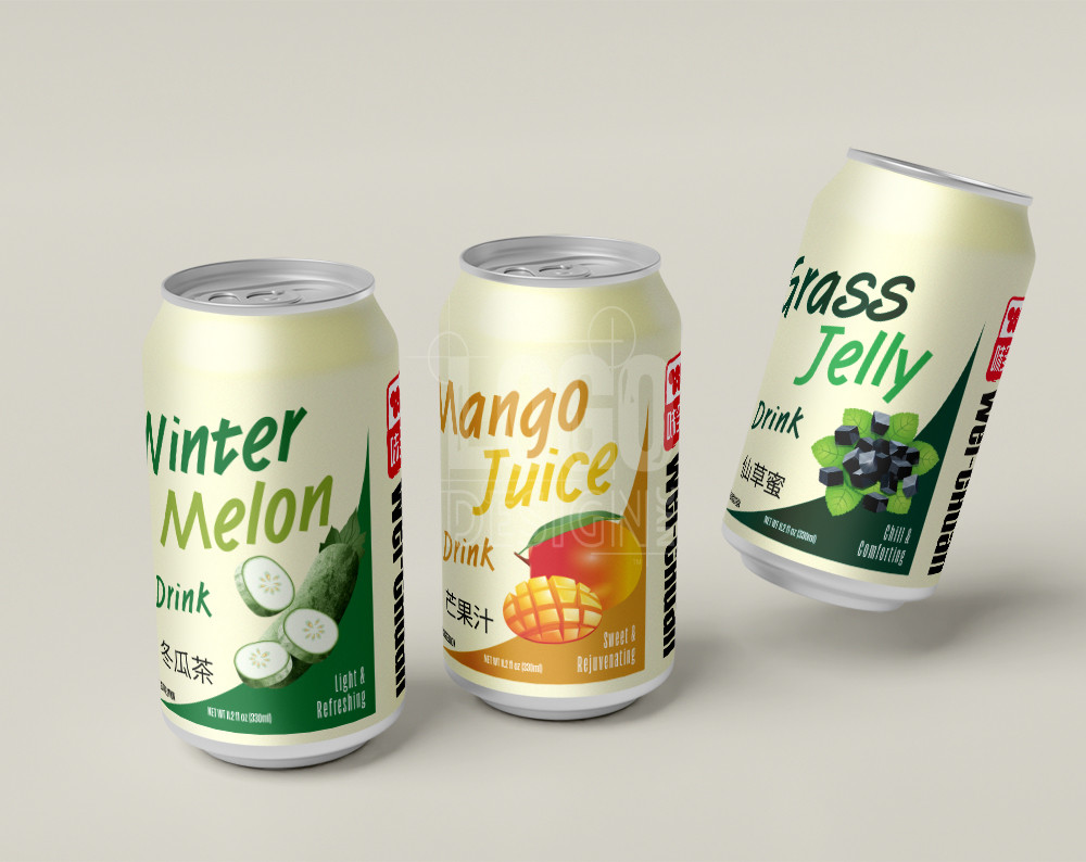 drink can label design example